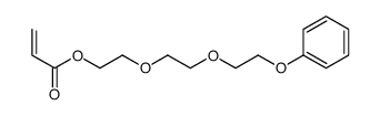2-[2-(2-phenoxyethoxy)ethoxy]ethyl prop-2-enoate结构式