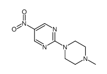 2-(4-Methyl-1-piperazinyl)-5-nitropyrimidine Structure