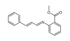 methyl 2-(cinnamylideneamino)benzoate Structure