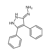 (4,5-diphenyl-1H-pyrazol-3-yl)hydrazine结构式