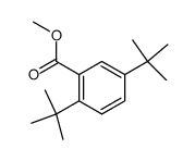 methyl 2,5-di-tert-butylbenzoate结构式