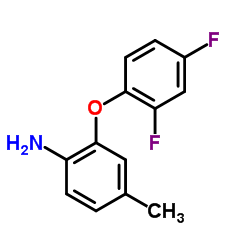 2-(2,4-Difluorophenoxy)-4-methylaniline Structure