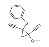 2-methylthio-1-r-2-t-dicyano-1-phenylthiocyclopropane Structure