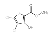 Methyl 4,5-dichloro-3-hydroxythiophene-2-carboxylate structure