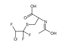 (2R)-2-acetamido-3-(2-chloro-1,1,2-trifluoroethyl)sulfanylpropanoic acid Structure