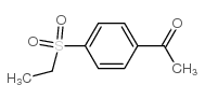 4′-(Ethylsulphonyl)acetophenone Structure