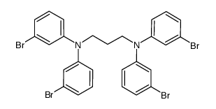 N1,N1,N3,N3-tetrakis(3-bromophenyl)propane-1,3-diamine结构式