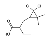 2-(2,2-Dichloro-3,3-dimethyl-cyclopropylmethyl)-butyric acid Structure
