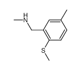 methyl-(5-methyl-2-methylsulfanyl-benzyl)-amine Structure