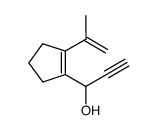 1-(2-(prop-1-en-2-yl)cyclopent-1-enyl)prop-2-yn-1-ol Structure