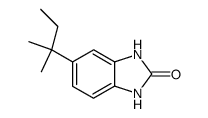 5-tert-pentyl-1,3-dihydro-benzimidazol-2-one结构式