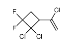 1,1-Difluor-2,2-dichlor-3-<α-chlor-vinyl>-cyclobutan Structure