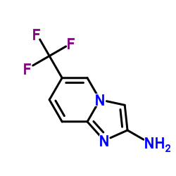 6-(trifluoromethyl)H-imidazo[1,2-a]pyridin-2-amine structure