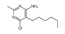 6-chloro-5-hexyl-2-methyl-pyrimidin-4-amine picture