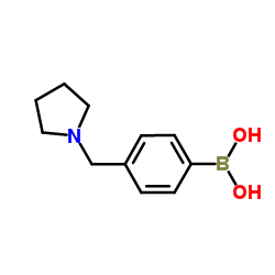 [4-(1-Pyrrolidinylmethyl)phenyl]boronic acid picture