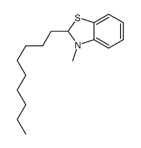 3-methyl-2-nonyl-2H-1,3-benzothiazole Structure