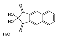 2,2-Dihydroxy-1H-benz[F]indene-1,3(2H)-dione, Hydrate Structure