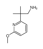 2-(6-methoxypyridin-2-yl)-2-methylpropan-1-amine Structure