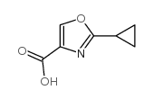 2-Cyclopropyl-oxazole-4-carboxylic acid Structure