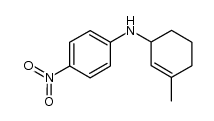 N-(3-methylcyclohex-2-enyl)-4-nitroaniline结构式