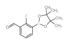 2-氟-3-甲酰基苯硼酸频那醇酯结构式