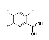 2,4,5-trifluoro-3-methylbenzamide结构式