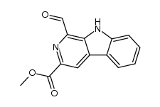 Methyl 1-Formyl-9H-Pyrido[3,4-B]Indole-3-Carboxylate Structure