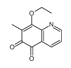 5,6-Quinolinedione,8-ethoxy-7-methyl-(9CI) structure