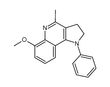 6-methoxy-4-methyl-1-phenyl-2,3-dihydro-1H-pyrrolo[3,2-c]quinoline Structure
