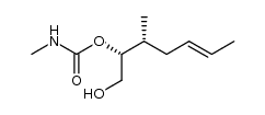 (2R,3R,E)-1-hydroxy-3-methylhept-5-en-2-yl methylcarbamate Structure