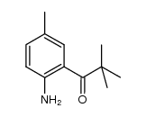 1-(2-amino-4-methylphenyl)-2,2-dimethyl-1-propanone Structure