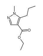 ethyl 1-methyl-5-propyl-1H-pyrazole-4-carboxylate结构式