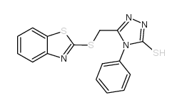 5-(BENZOTHIAZOL-2-YLSULFANYLMETHYL)-4-PHENYL-4H-[1,2,4]TRIAZOLE-3-THIOL picture