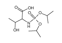 N-(Disopropyloxyphosphoryl)-L-Thr-OH Structure