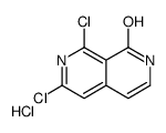 6,8-dichloro-2H-2,7-naphthyridin-1-one,hydrochloride结构式