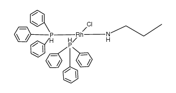 cis-Rh(PPh3)2(n-PrNH2)Cl Structure