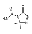 4H-1,2,4-Triazole-4-carboxamide,3,5-dihydro-3,3-dimethyl-5-oxo-(9CI) structure