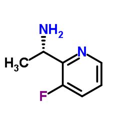 (1S)-1-(3-Fluoro-2-pyridinyl)ethanamine结构式