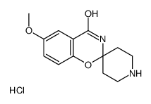 6-Methoxyspiro[1,3-benzoxazine-2,4'-piperidin]-4(3H)-one hydrochl oride (1:1) structure