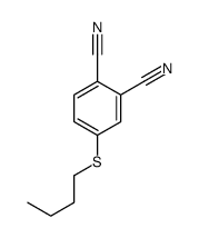 4-butylsulfanylbenzene-1,2-dicarbonitrile结构式