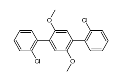 2,2''-dichloro-2',5'-dimethoxy[1,1':4',1''-terphenyl]结构式