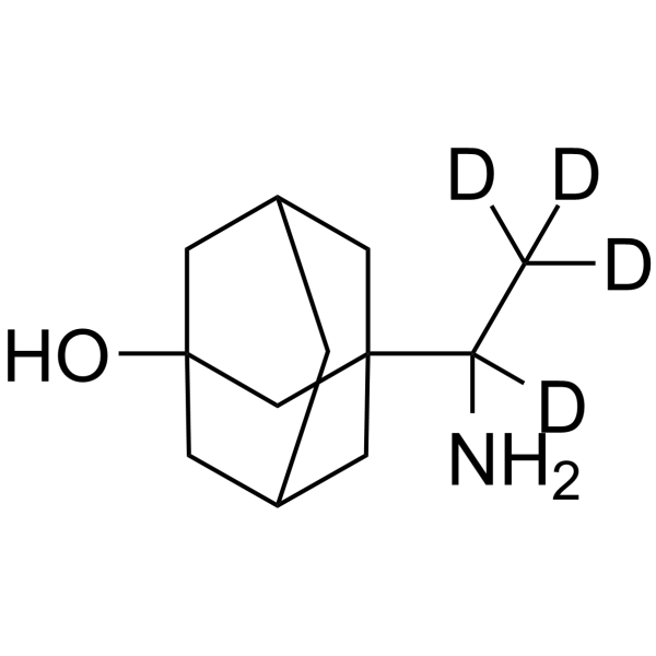 3-Hydroxy Rimantadine-d4结构式