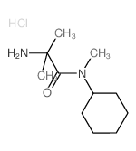 2-Amino-N-cyclohexyl-N,2-dimethylpropanamide hydrochloride Structure