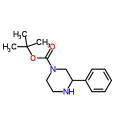 S-4-Boc-2-phenylpiperazine structure