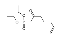 1-diethoxyphosphorylhept-6-en-2-one Structure