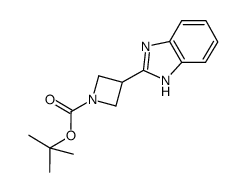 tert-butyl 3-(1H-benzimidazol-2-yl)azetidine-1-carboxylate结构式