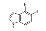1H-Indole, 4-fluoro-5-iodo- structure