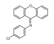 4-chloro-N-(9H-xanthen-9-ylidene)aniline Structure