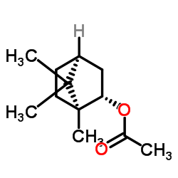 乙酸异龙脑酯结构式