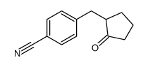 4-[(2-oxocyclopentyl)methyl]benzonitrile结构式